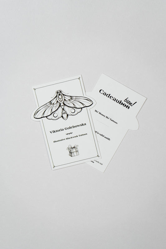Tattoo Gift Card //VIKTORIA GOLEBOWSKA//